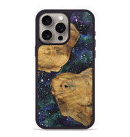 iPhone 15 Pro Max Wood+Resin Phone Case - Glen (Cosmos, 722690)