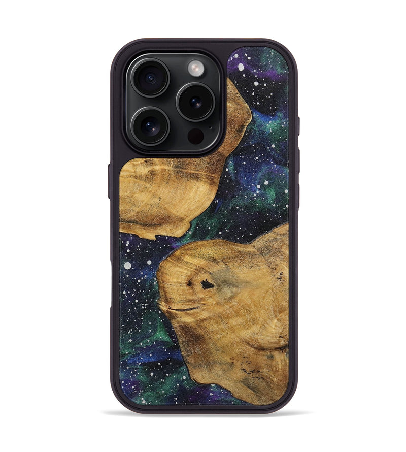 iPhone 16 Pro Wood+Resin Phone Case - Glen (Cosmos, 722690)