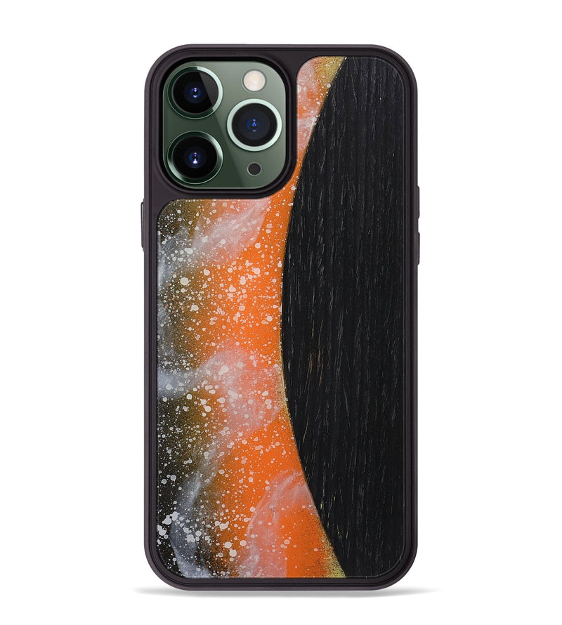 iPhone 13 Pro Max Wood+Resin Phone Case - Marcos (Pattern, 722693)