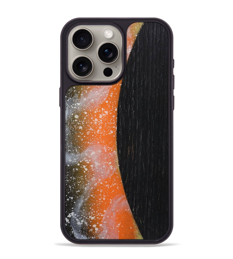 iPhone 15 Pro Max Wood+Resin Phone Case - Marcos (Pattern, 722693)