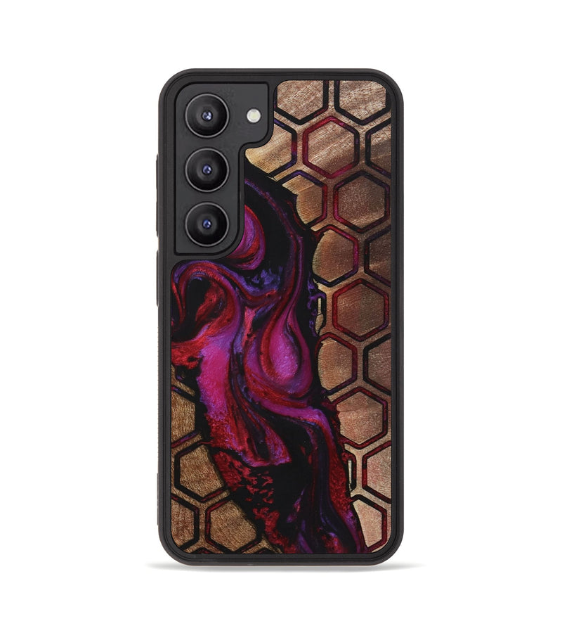 Galaxy S23 Wood+Resin Phone Case - Jeff (Pattern, 722694)