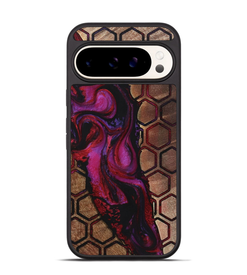 Pixel 9 Wood+Resin Phone Case - Jeff (Pattern, 722694)