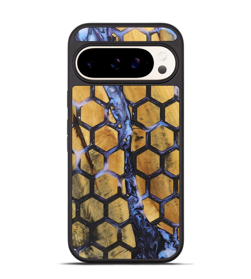 Pixel 9 Wood+Resin Phone Case - Khalil (Pattern, 722696)