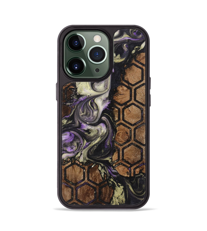 iPhone 13 Pro Wood+Resin Phone Case - Bryson (Pattern, 722700)