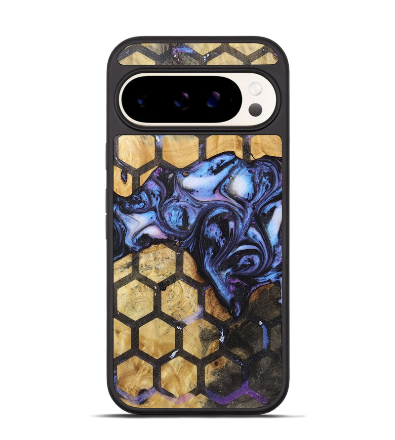 Pixel 9 Wood+Resin Phone Case - Nathan (Pattern, 722701)