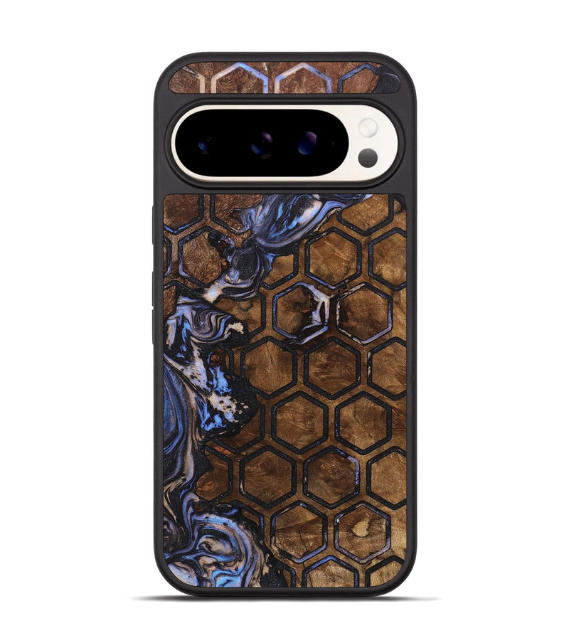 Pixel 9 Wood+Resin Phone Case - Dayanara (Pattern, 722702)