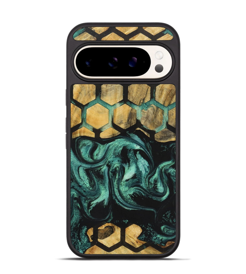 Pixel 9 Wood+Resin Phone Case - Jaiden (Pattern, 722703)