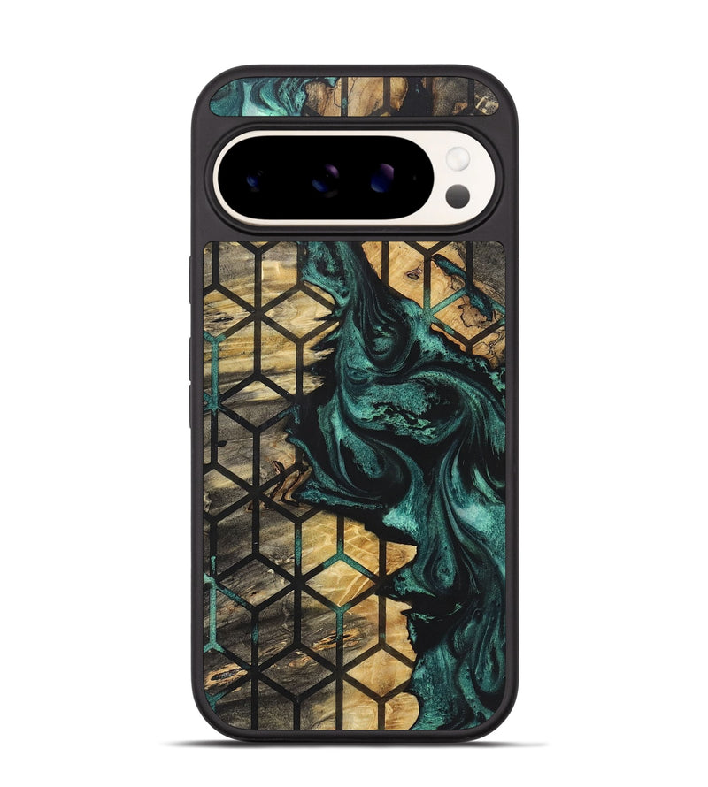 Pixel 9 Wood+Resin Phone Case - Emmanuel (Pattern, 722704)