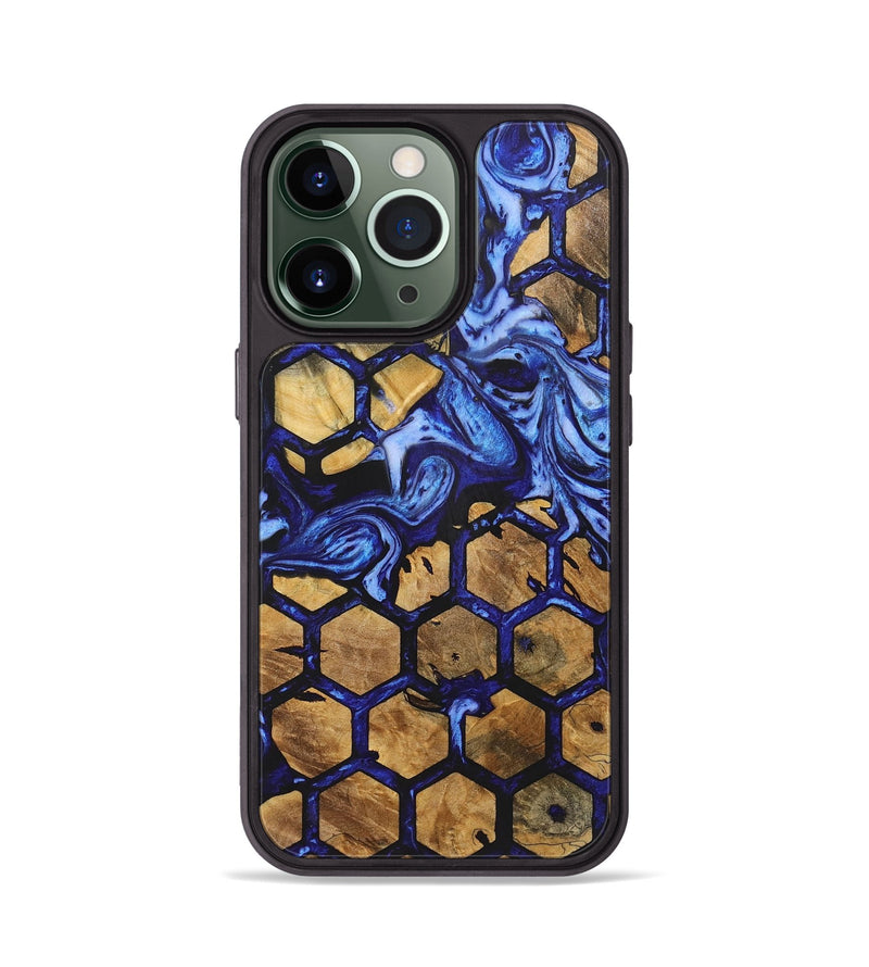 iPhone 13 Pro Wood+Resin Phone Case - Dustin (Pattern, 722707)