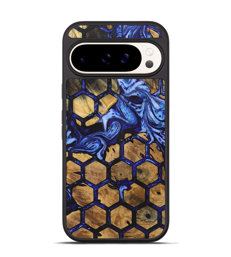 Pixel 9 Wood+Resin Phone Case - Dustin (Pattern, 722707)