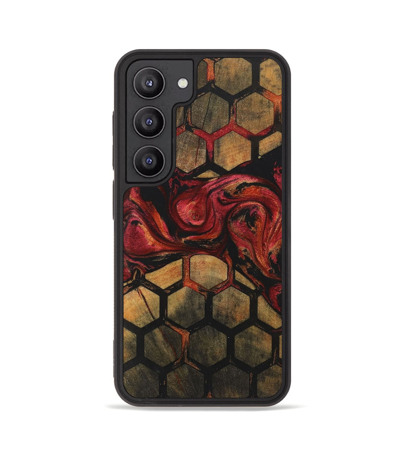 Galaxy S23 Wood+Resin Phone Case - Martha (Pattern, 722709)