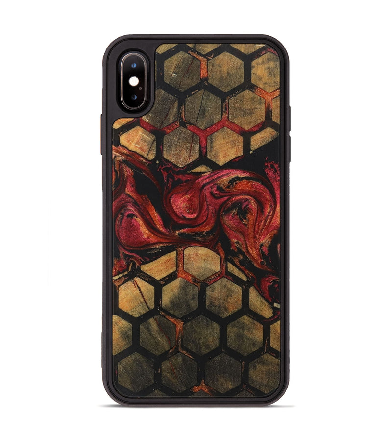 iPhone Xs Max Wood+Resin Phone Case - Martha (Pattern, 722709)