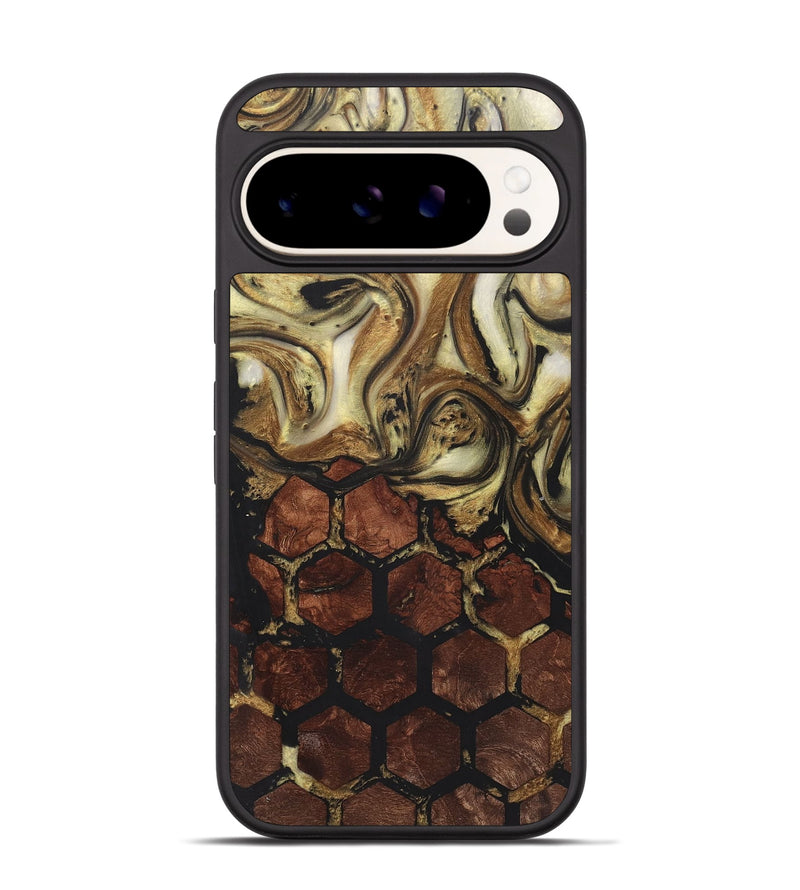 Pixel 9 Wood+Resin Phone Case - Benny (Pattern, 722710)