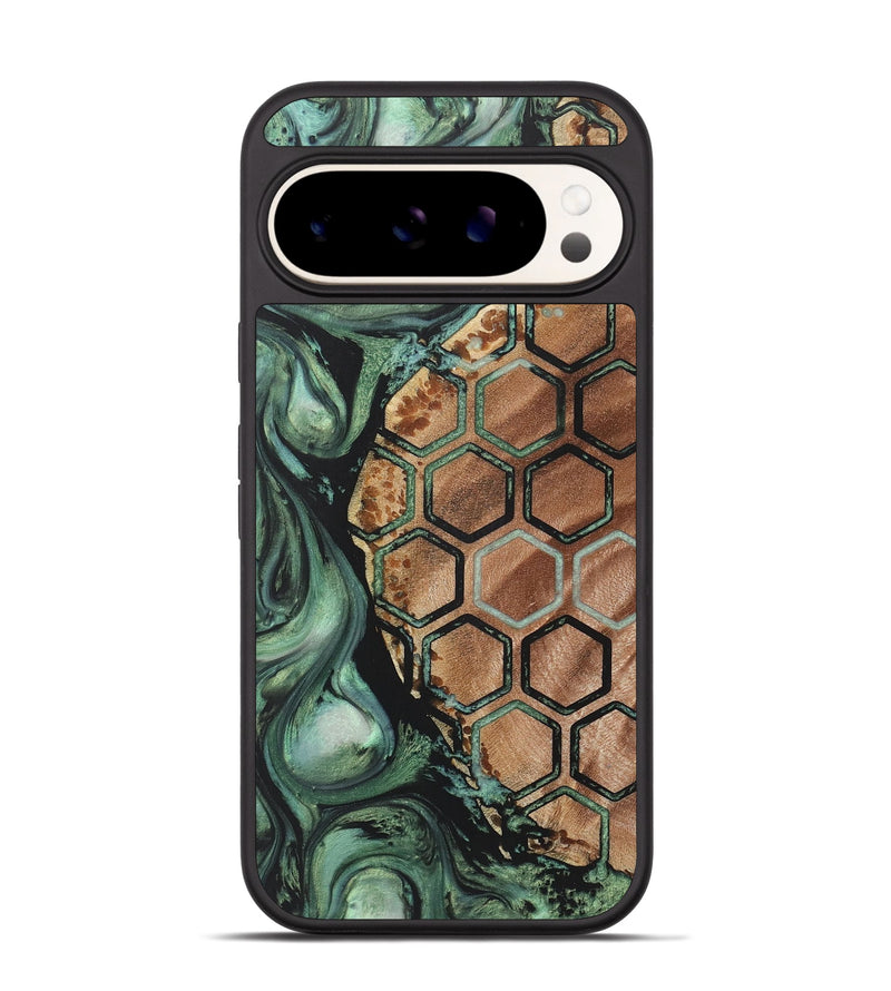 Pixel 9 Pro Wood+Resin Phone Case - Earl (Pattern, 722715)