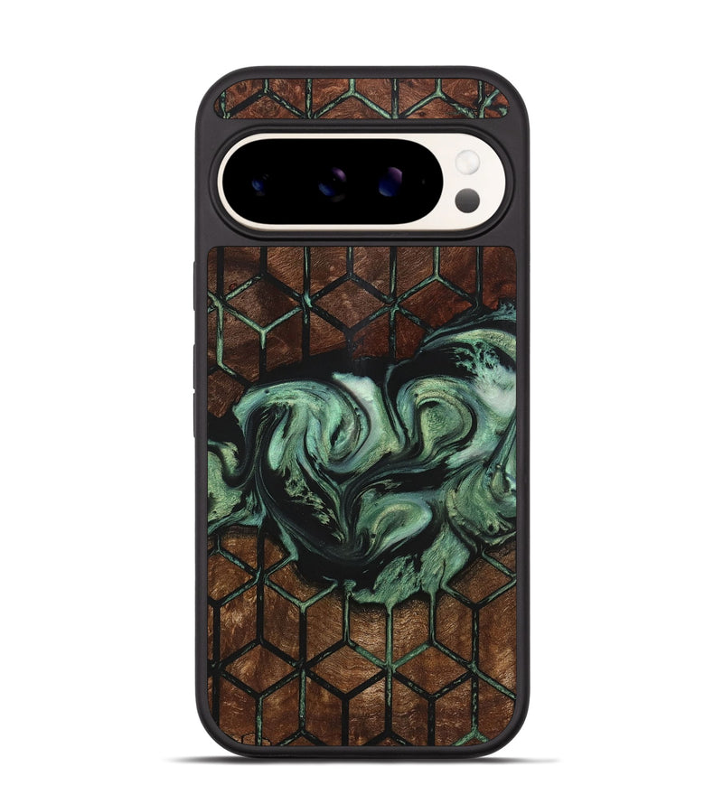 Pixel 9 Wood+Resin Phone Case - Timothy (Pattern, 722716)