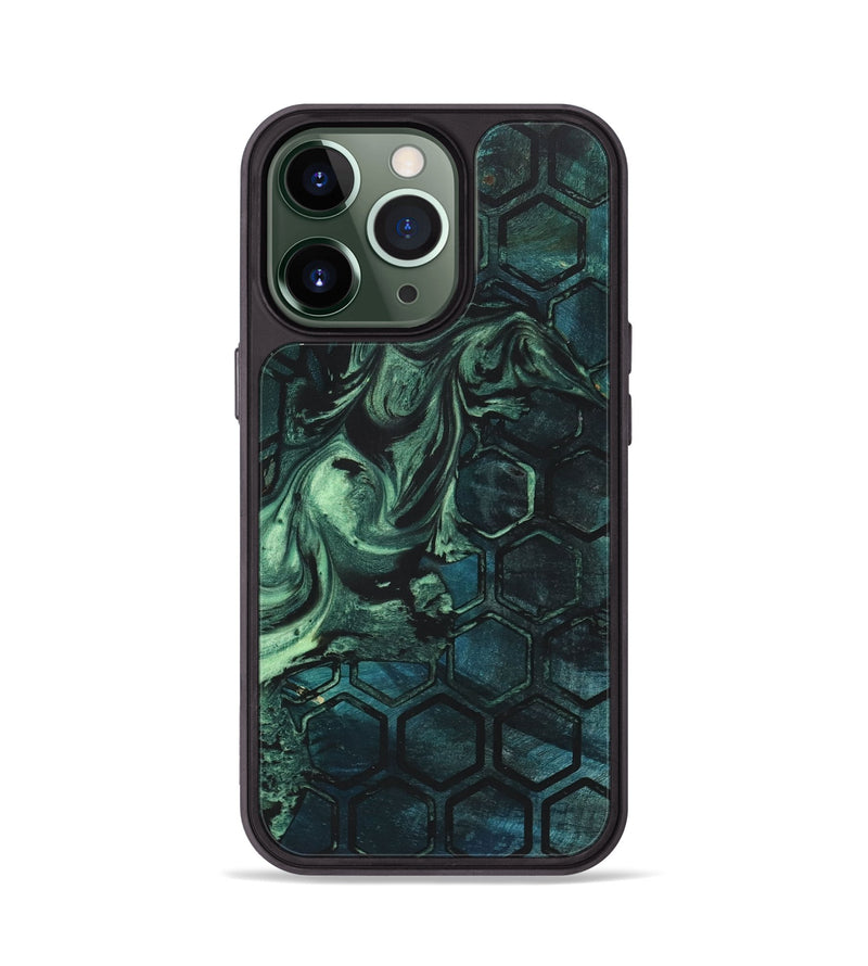 iPhone 13 Pro Wood+Resin Phone Case - Austin (Pattern, 722717)