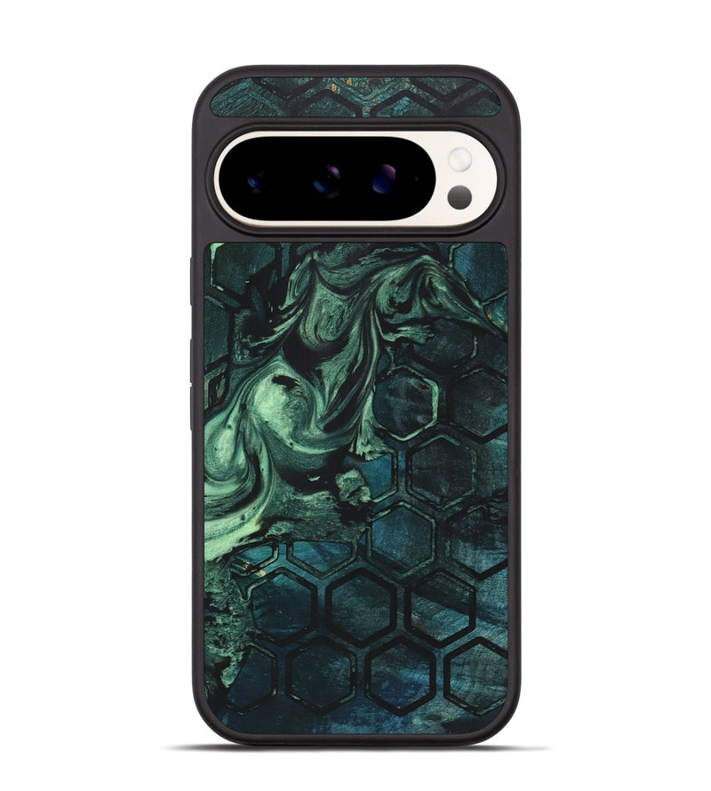 Pixel 9 Pro Wood+Resin Phone Case - Austin (Pattern, 722717)