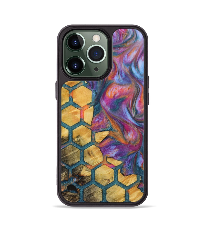 iPhone 13 Pro Wood+Resin Phone Case - Anderson (Pattern, 722721)