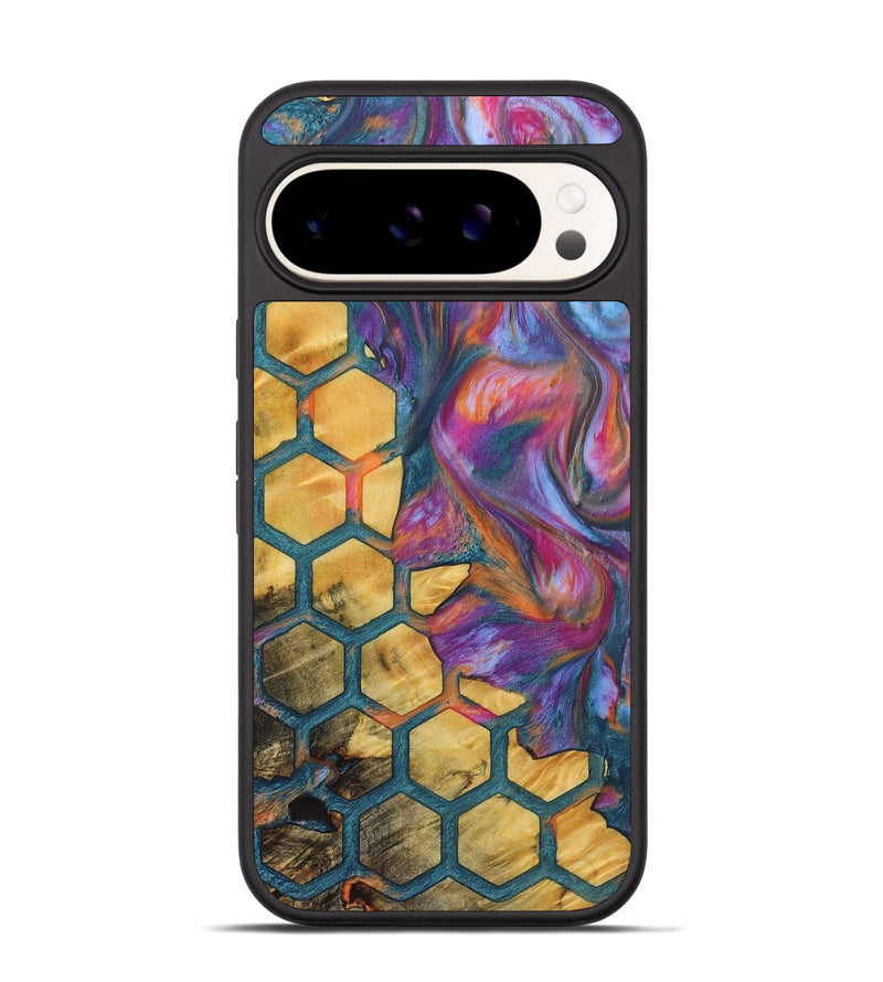 Pixel 9 Wood+Resin Phone Case - Anderson (Pattern, 722721)