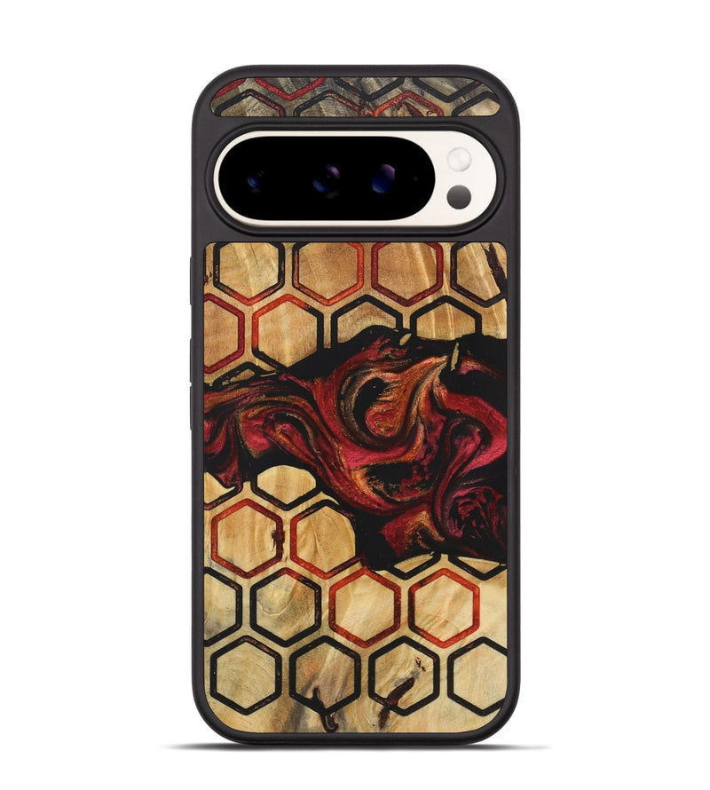 Pixel 9 Wood+Resin Phone Case - Brendon (Pattern, 722725)