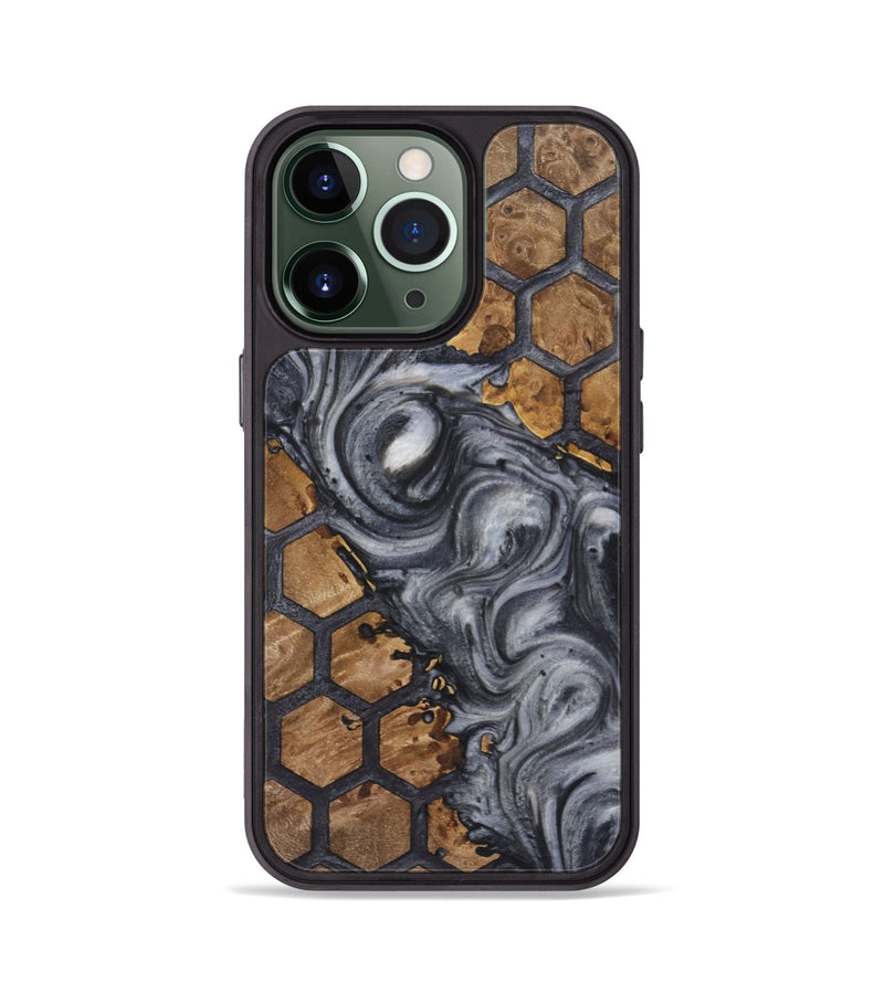 iPhone 13 Pro Wood+Resin Phone Case - Jayla (Pattern, 722726)