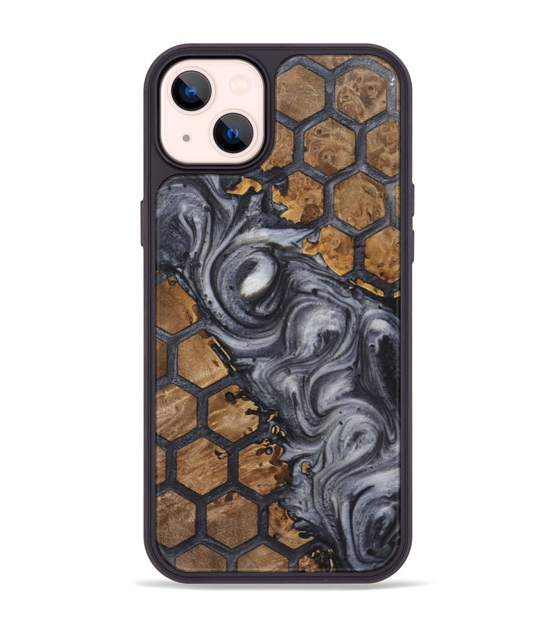 iPhone 14 Plus Wood+Resin Phone Case - Jayla (Pattern, 722726)