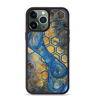 iPhone 13 Pro Max Wood+Resin Phone Case - Glenda (Pattern, 722727)