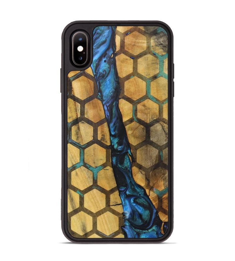 iPhone Xs Max Wood+Resin Phone Case - Jasper (Pattern, 722728)