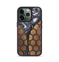 iPhone 13 Pro Wood+Resin Phone Case - Analia (Pattern, 722729)