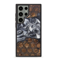 Galaxy S23 Ultra Wood+Resin Phone Case - Perry (Pattern, 722730)