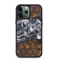 iPhone 13 Pro Max Wood+Resin Phone Case - Perry (Pattern, 722730)