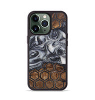 iPhone 13 Pro Wood+Resin Phone Case - Perry (Pattern, 722730)