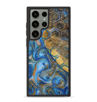 Galaxy S23 Ultra Wood+Resin Phone Case - Jocelyn (Pattern, 722731)