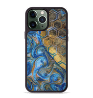 iPhone 13 Pro Max Wood+Resin Phone Case - Jocelyn (Pattern, 722731)