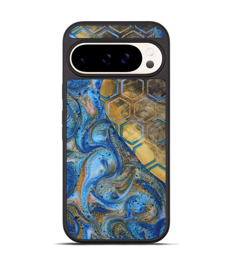 Pixel 9 Wood+Resin Phone Case - Jocelyn (Pattern, 722731)