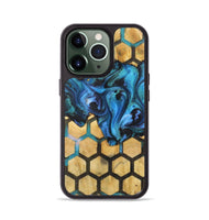 iPhone 13 Pro Wood+Resin Phone Case - Kaylie (Pattern, 722732)