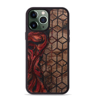 iPhone 13 Pro Max Wood+Resin Phone Case - Braelynn (Pattern, 722735)