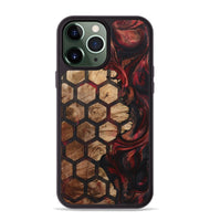 iPhone 13 Pro Max Wood+Resin Phone Case - Mallory (Pattern, 722736)