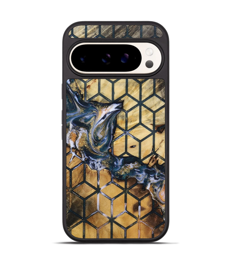 Pixel 9 Wood+Resin Phone Case - Josiah (Pattern, 722737)