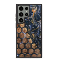 Galaxy S23 Ultra Wood+Resin Phone Case - Cierra (Pattern, 722738)