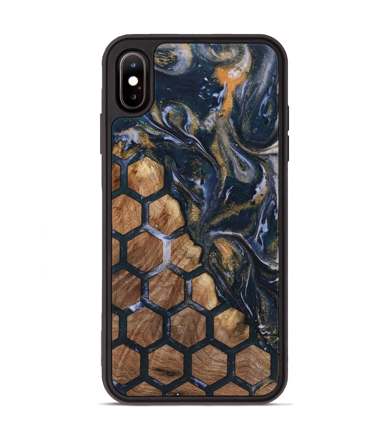 iPhone Xs Max Wood+Resin Phone Case - Cierra (Pattern, 722738)