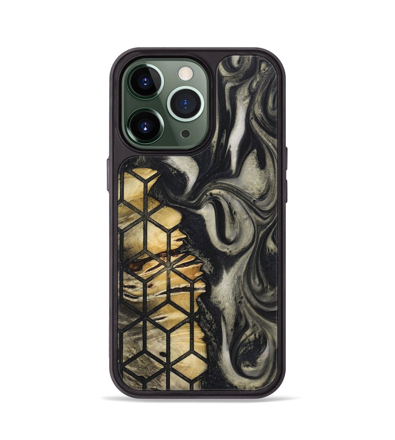 iPhone 13 Pro Wood+Resin Phone Case - Bob (Pattern, 722739)