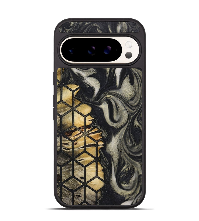 Pixel 9 Wood+Resin Phone Case - Bob (Pattern, 722739)