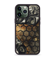 iPhone 13 Pro Max Wood+Resin Phone Case - Celia (Pattern, 722740)