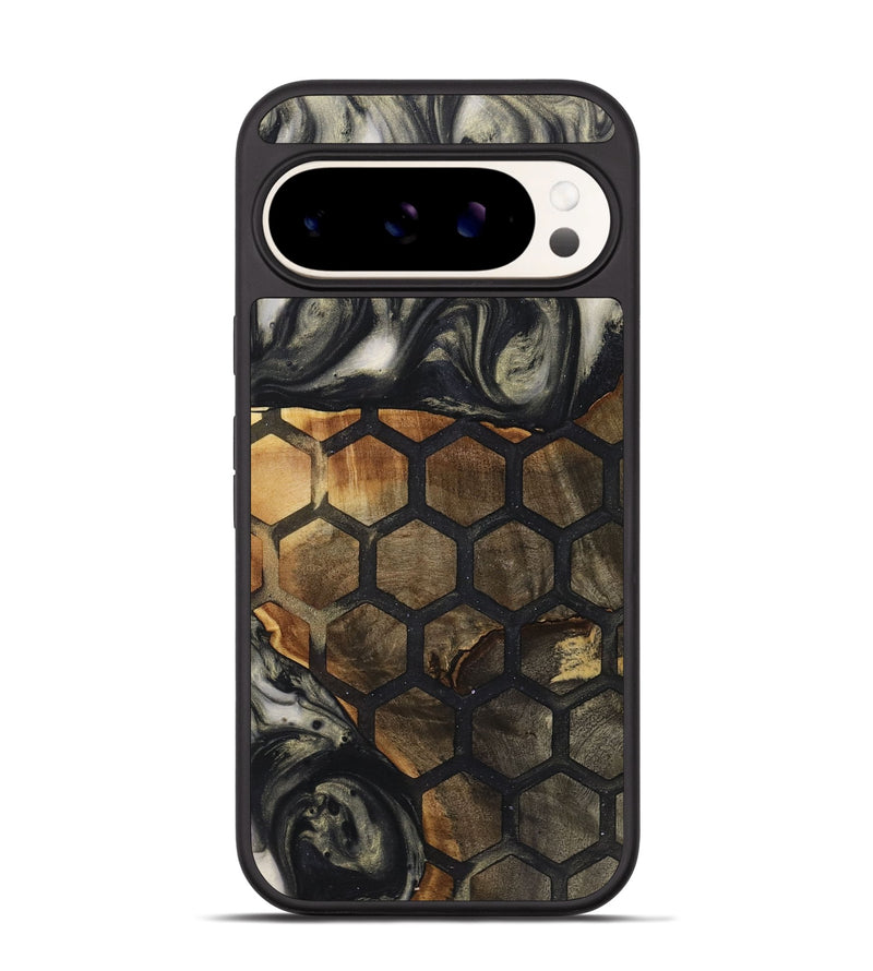 Pixel 9 Wood+Resin Phone Case - Celia (Pattern, 722740)