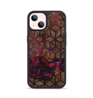 iPhone 14 Wood+Resin Phone Case - Wendell (Pattern, 722747)