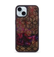 iPhone 15 Wood+Resin Phone Case - Wendell (Pattern, 722747)