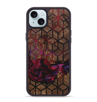 iPhone 15 Plus Wood+Resin Phone Case - Wendell (Pattern, 722747)