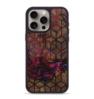 iPhone 15 Pro Max Wood+Resin Phone Case - Wendell (Pattern, 722747)