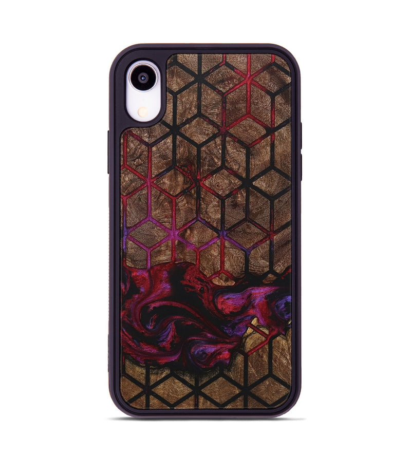 iPhone Xr Wood+Resin Phone Case - Wendell (Pattern, 722747)